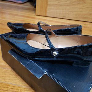 J Crew Julia Pointy Toe Mary Jane Flat
